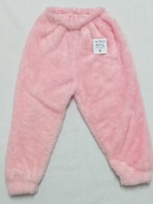 Pantalón corderito bifaz rosa